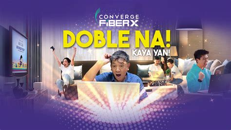 Converge doubles base plan from 50Mbps to 100Mbps.